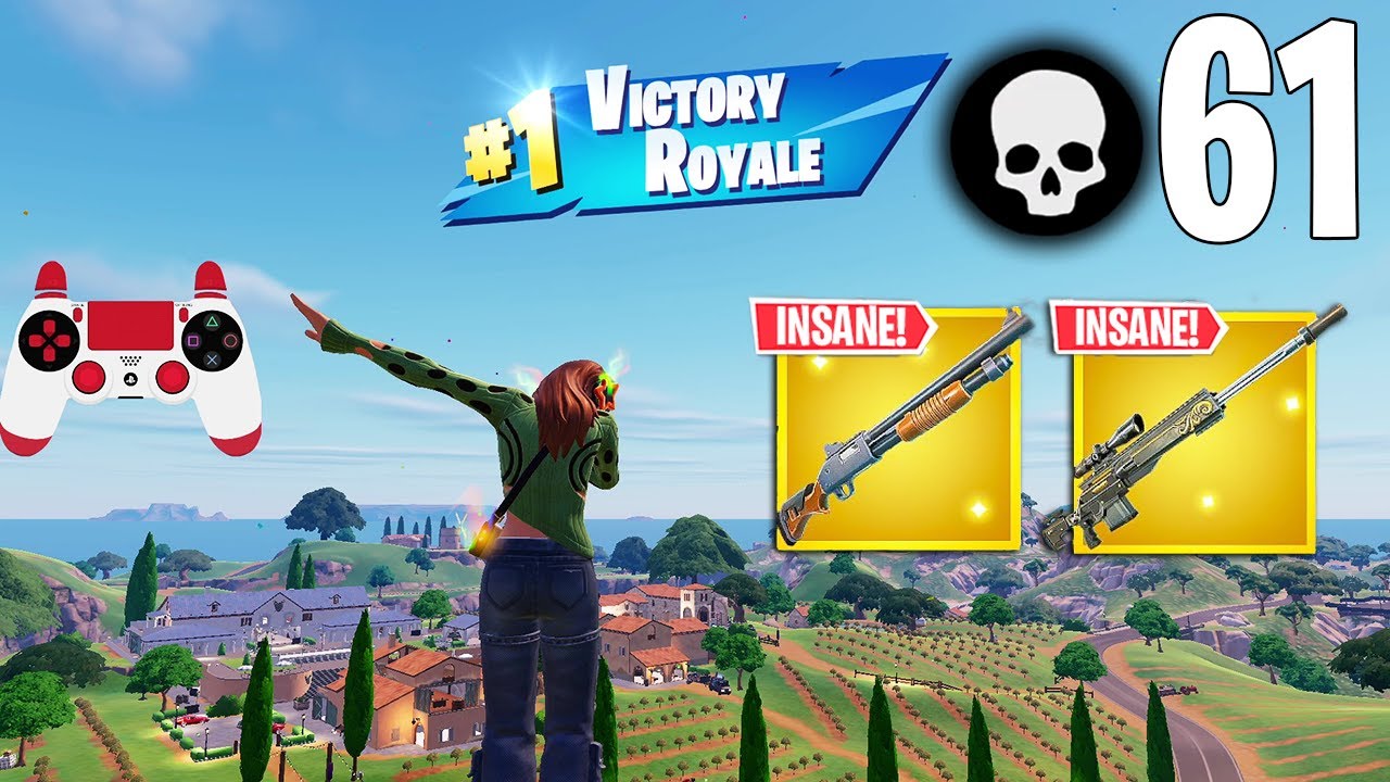 61 Elimination Solo Vs Squads Gameplay Wins (Fortnite Chapter 5 PS4 Controller)