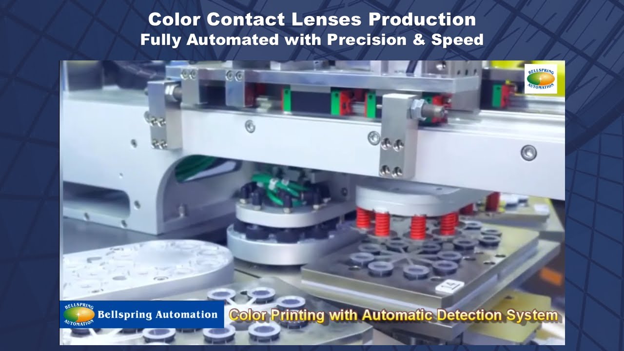 (185/186/331) Color Contact Lenses Production