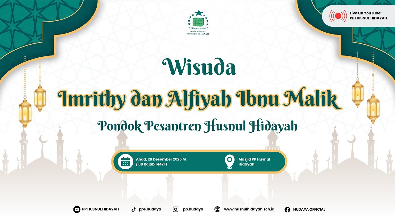 🔴 LIVE | WISUDA IMRITHY DAN ALFIYAH IBNU MALIK PONPES HUSNUL HIDAYAH
