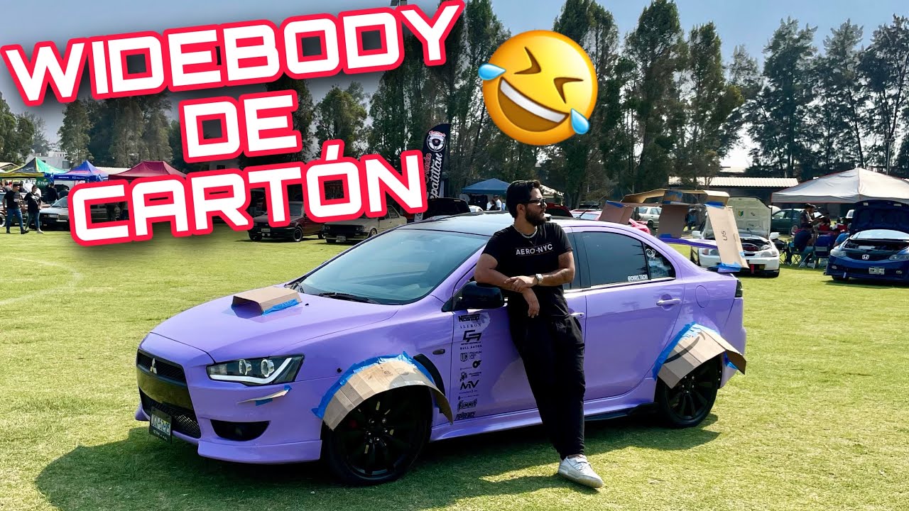 TUNING de CART&Oacute;N al LANCER en el JAPOFEST 🤣
