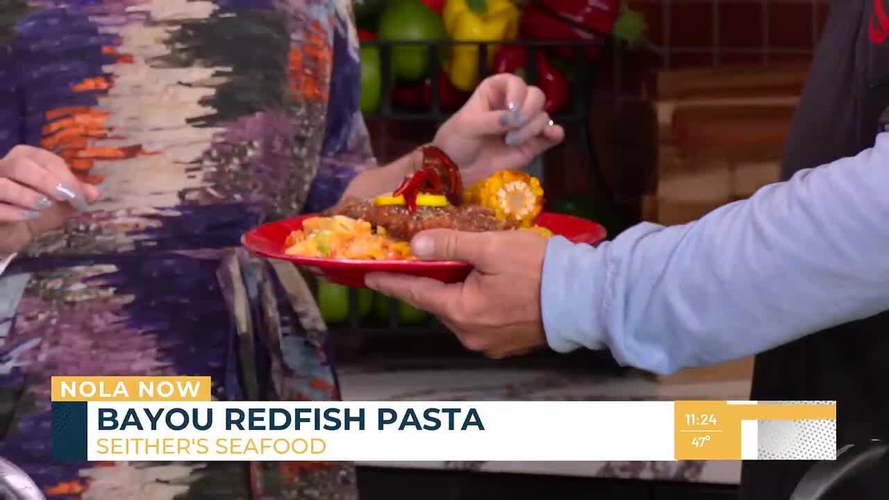 Seither's Seafood: Bayou redfish pasta
