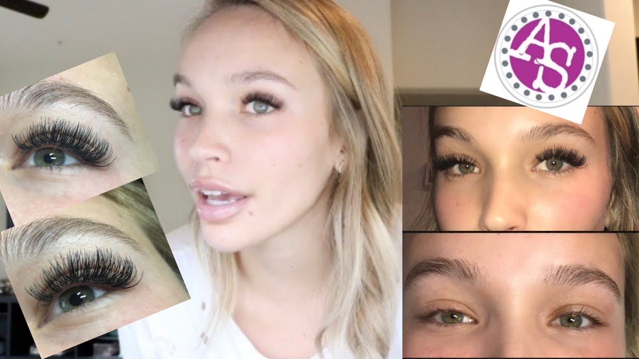 I GET EYELASH EXTENSIONS FOR THE FIRST TIME ... shocking results :')