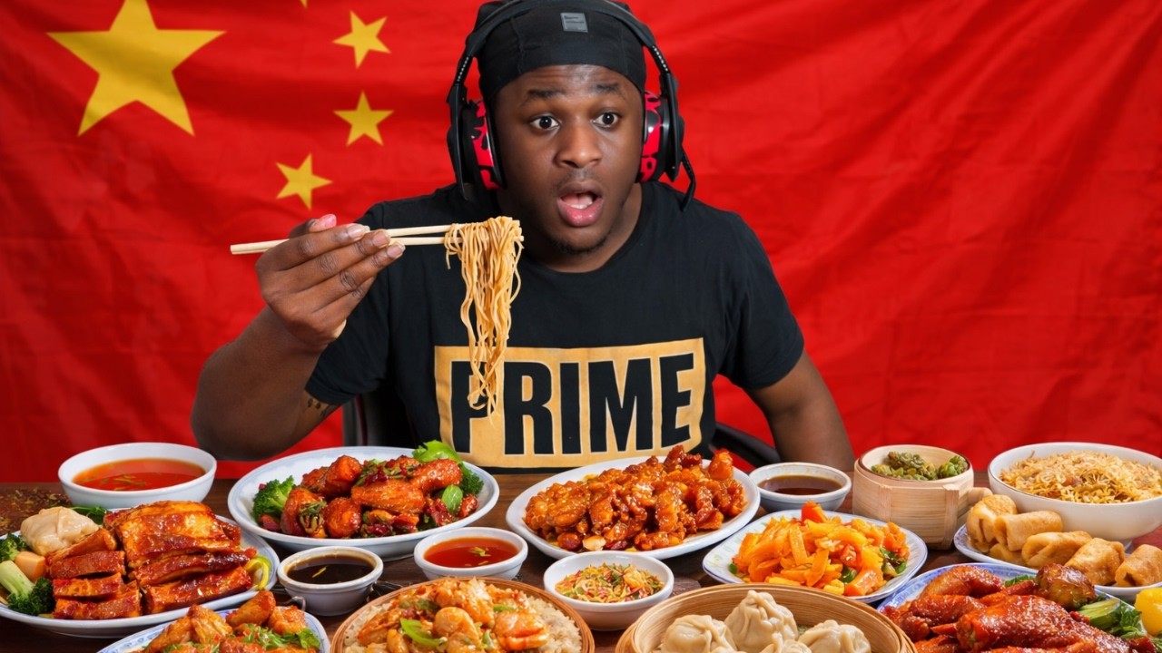 BLACK MAN TRIES CHINESE FOOD