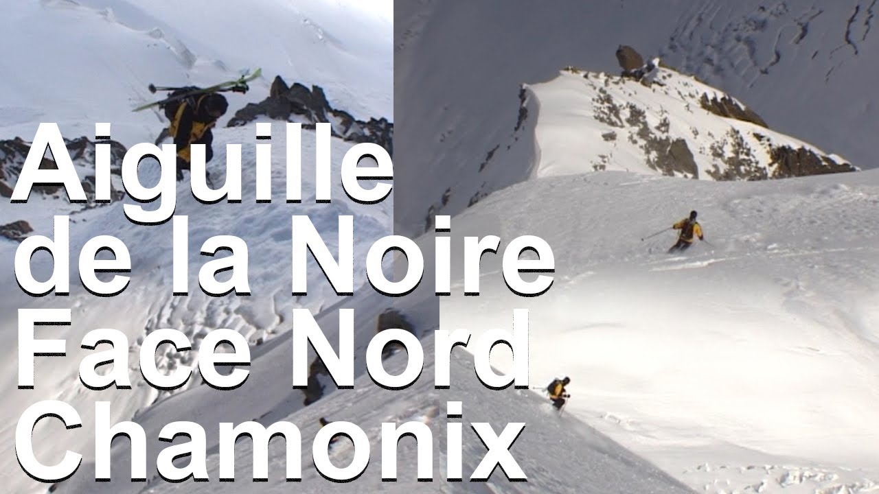 Aiguille de la Noire Pente Nord Chamonix Mont-Blanc ski de randonnée pente raide montagne alpinisme
