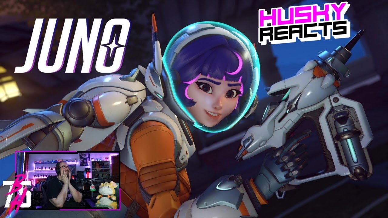 Juno | New Hero Gameplay Trailer | Overwatch 2  – Husky Reacts