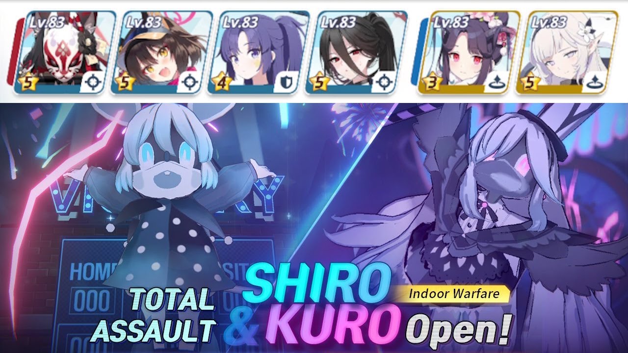ShiroKuro Insane 1 Team (Indoor) 24.9m Pts | Blue Archive