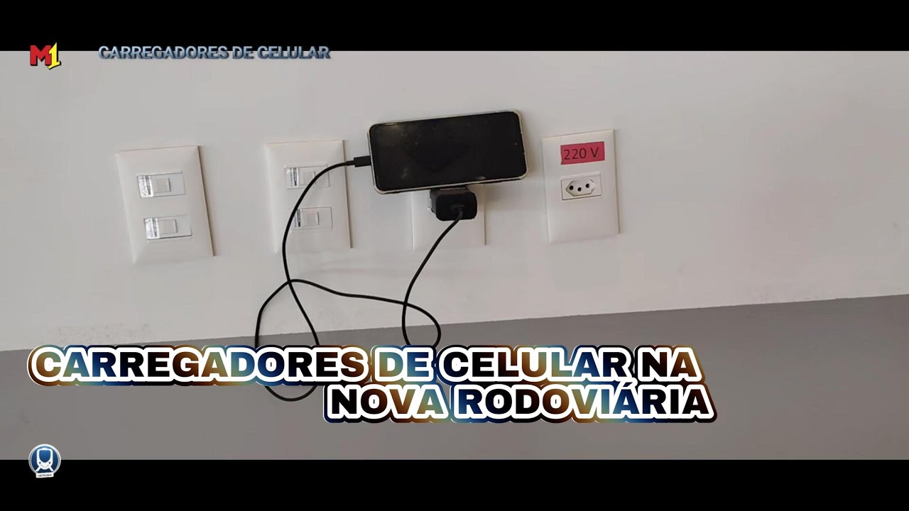 CARREGADORES DE CELULARARES NA NOVA RODOVIÁRIA DE SALVADOR, veja