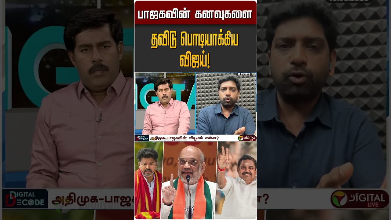 பாஜகவின் கனவுகளை தவிடு பொடியாக்கிய விஜய்! | TVK Vijay | BJP | ADMK | EPS