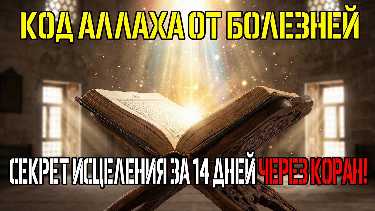АЛЛАХ Открыл Тайный КОД ИСЦЕЛЕНИЯ От Любой БОЛЕЗНИ За 14 Дней...