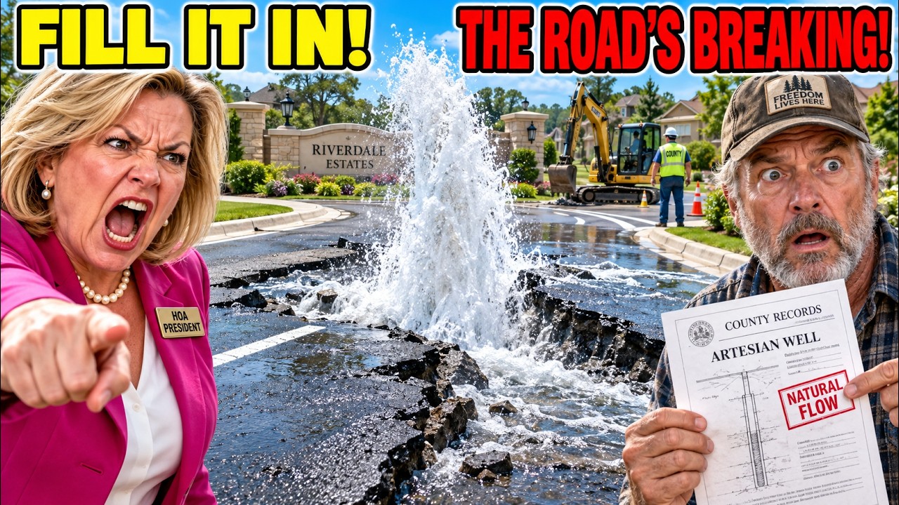 HOA Sealed My Old Artesian Well&mdash;Then Water Erupted Through Their New Road