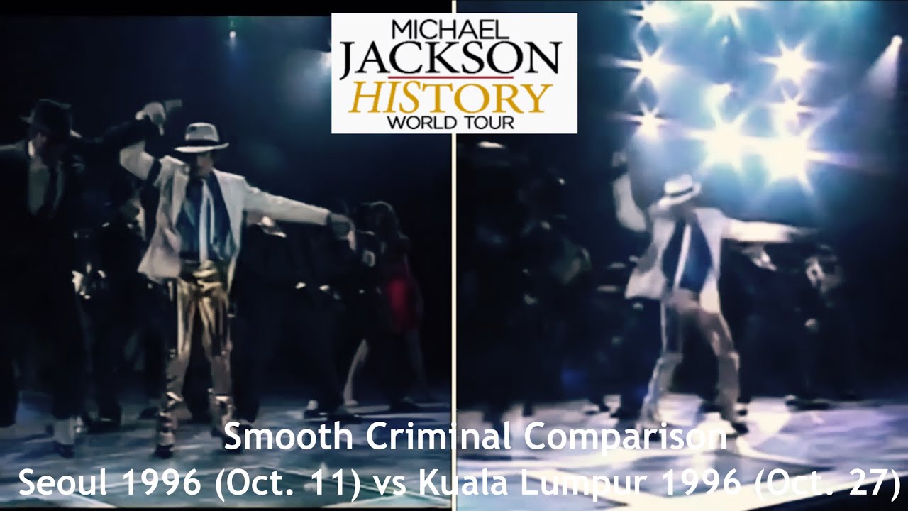 Michael Jackson - Smooth Criminal Comparison HWT - Seoul (Oct. 11) vs Kuala Lumpur (Oct. 27)