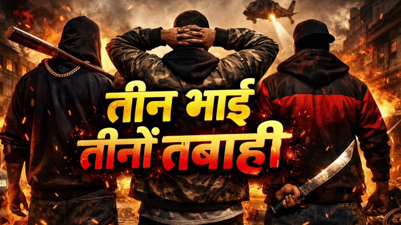 Teen Bhai Teeno Tabahi 🔥 | Attitude Bike Song 2026 | Desi Gangster Style Song