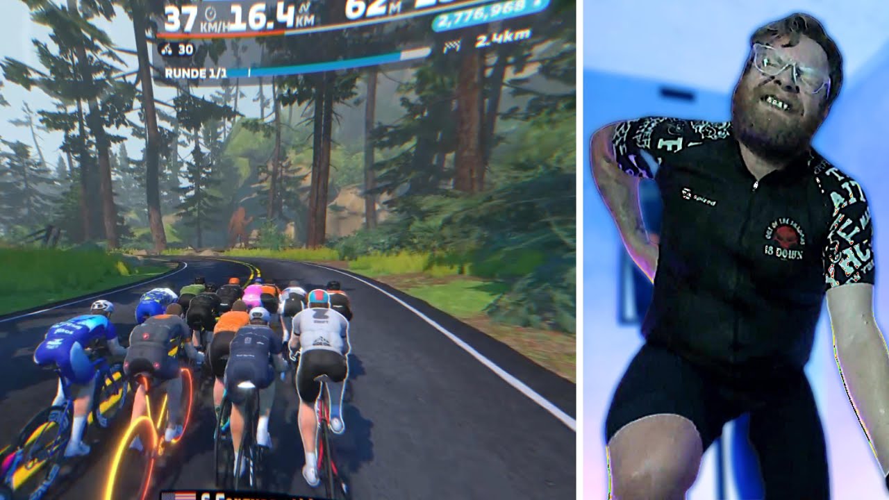 Wie SCHMERZHAFT kann ein ZWIFT RENNEN sein?