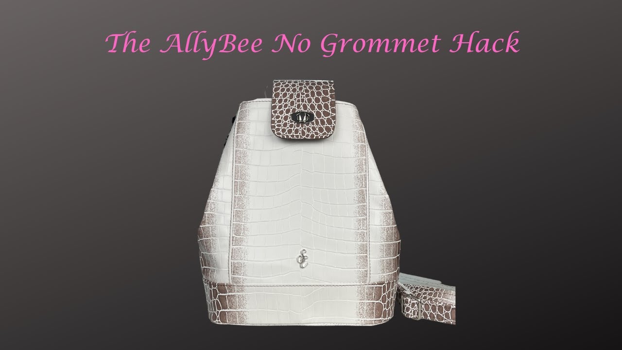 Больше не существует &mdash; лайфхак AllyBee без люверсов #шитьё #руководствопоизготовлениюсумок #изгот...