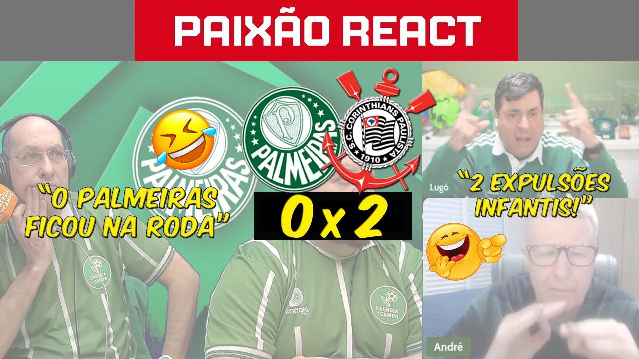 REAÇÕES DA TORCIDA DO PALMEIRAS APÓS A ELIMINAÇÃO - PALMEIRAS 0 X 2 CORINTHIANS - COPA DO BRASIL
