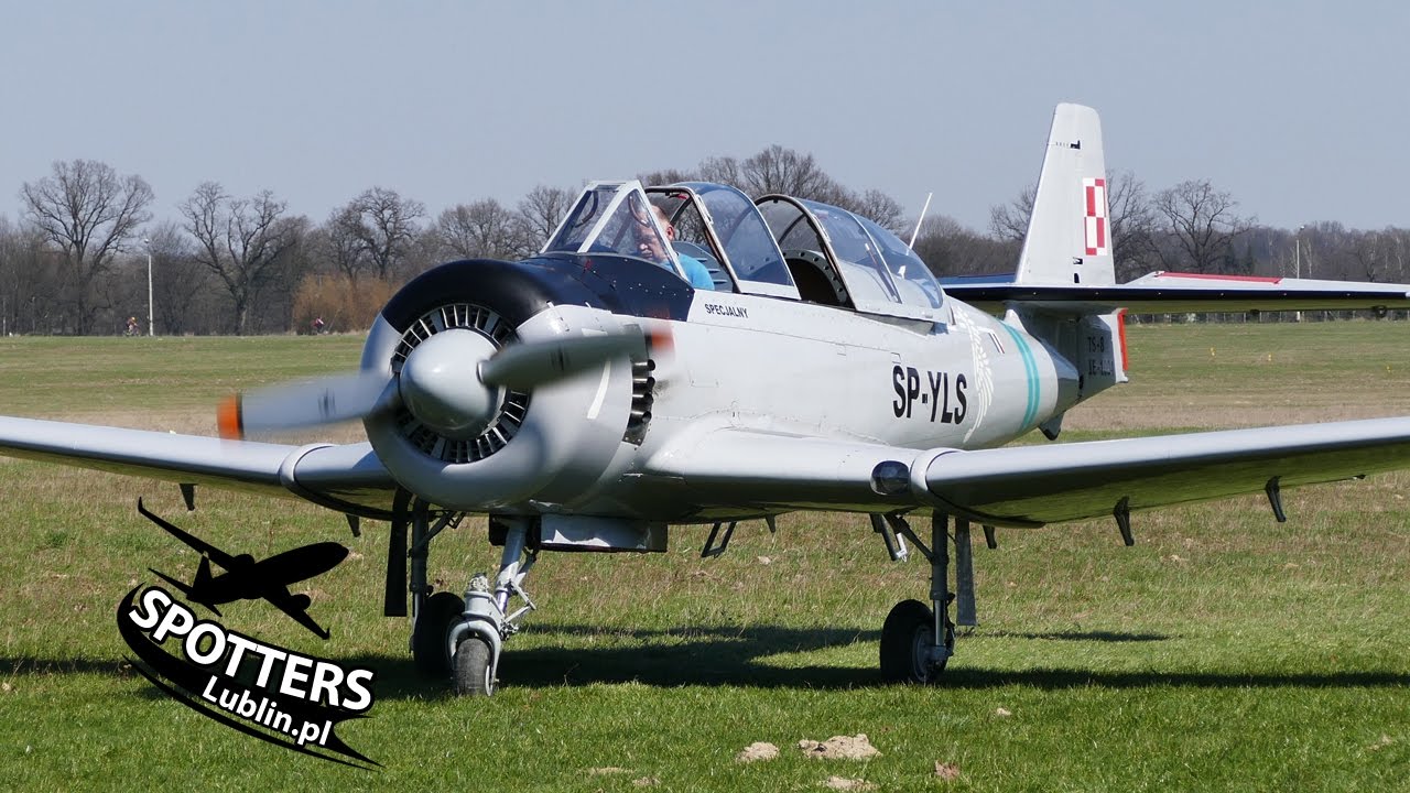 PZL TS-8 Bies pierwszy lot po remoncie