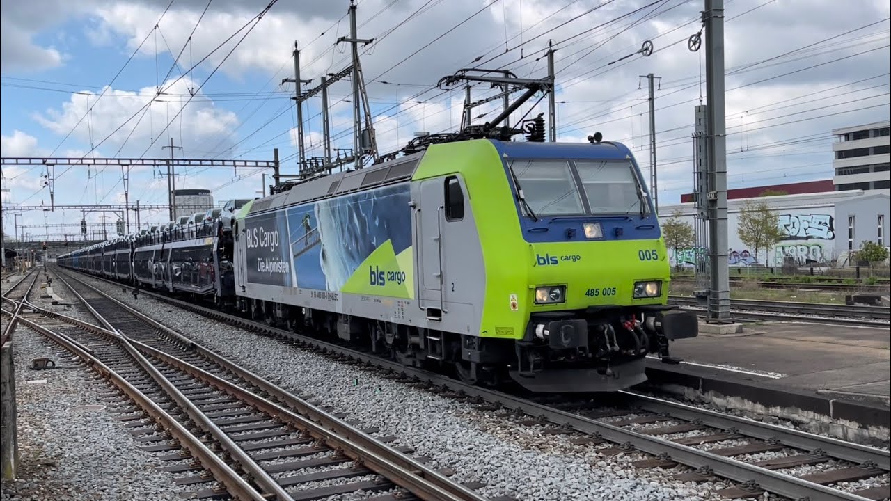 Zugverkehr/Trains at Pratteln 09.04.22