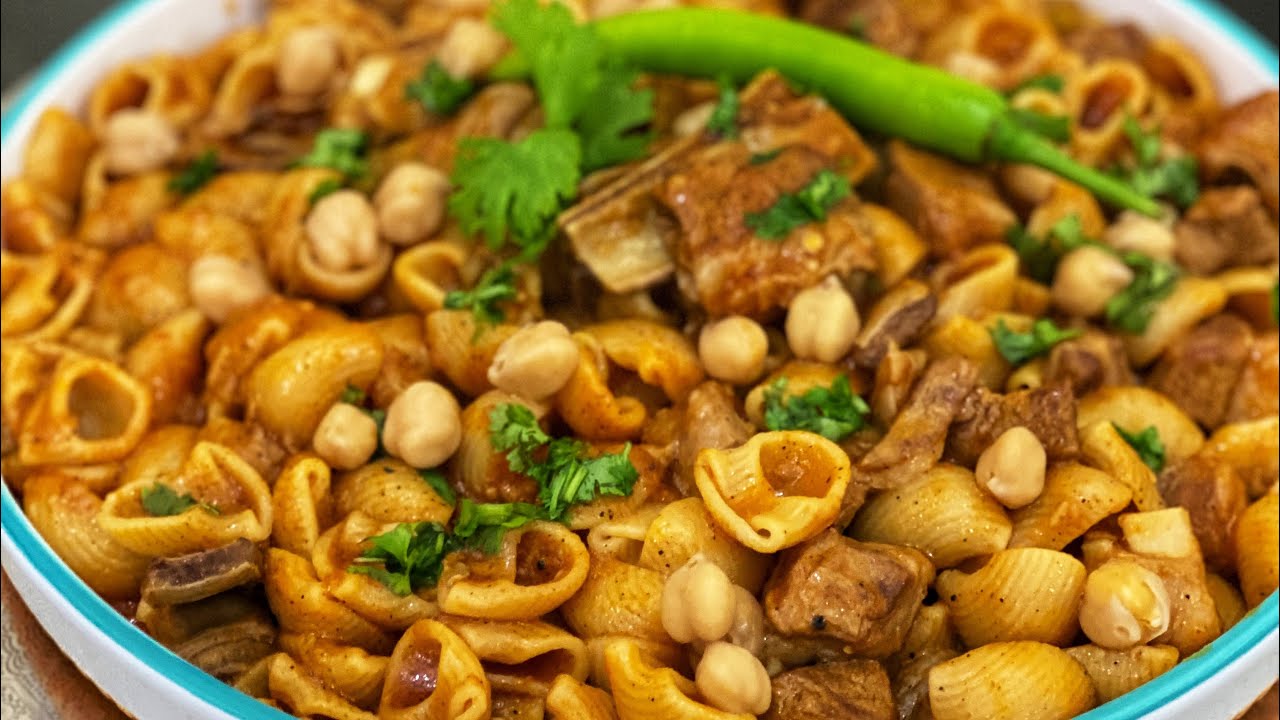 المبكبكة باللحم الليبية 🥫