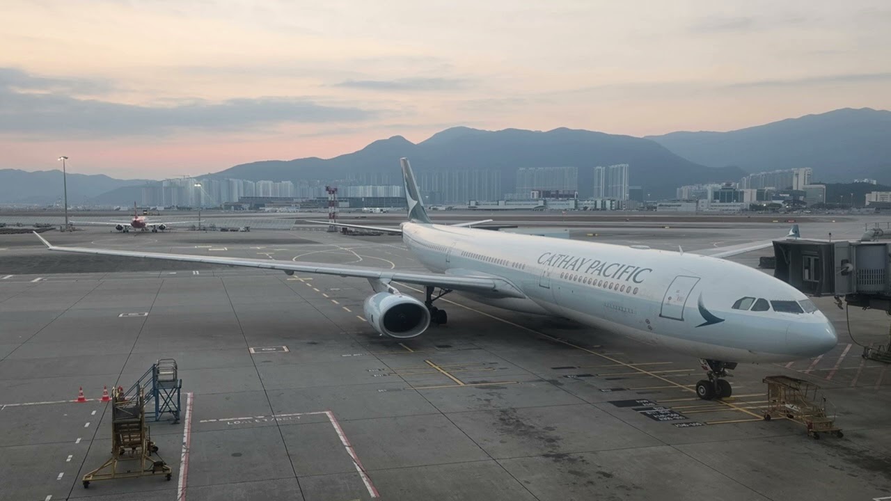 國泰航空 CX461 台北飛往香港 飛行廣播 Cathay Pacific Airways CX461Taipei To Hong Kong Flight Announcement