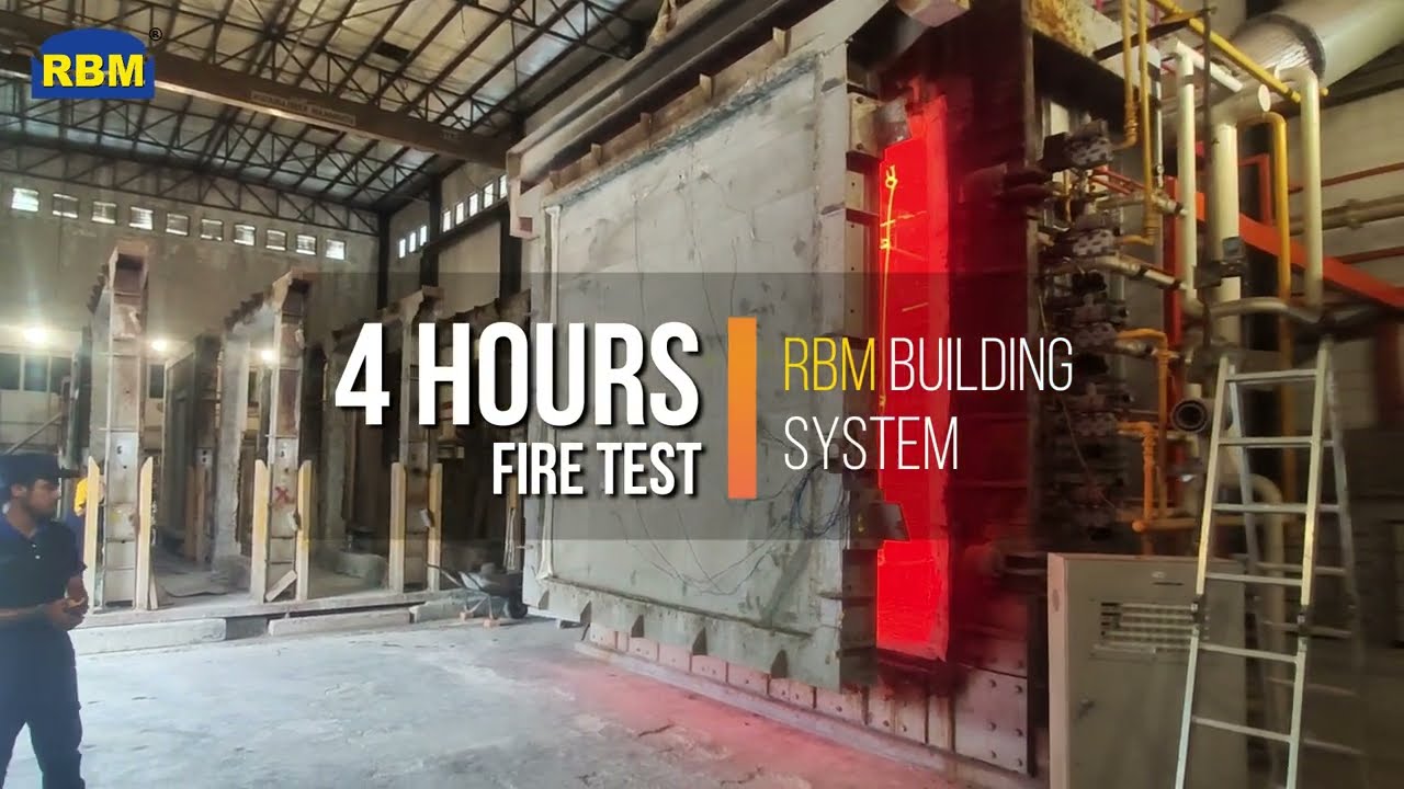 RBM Building System - SIRIM Fire Test on Wall