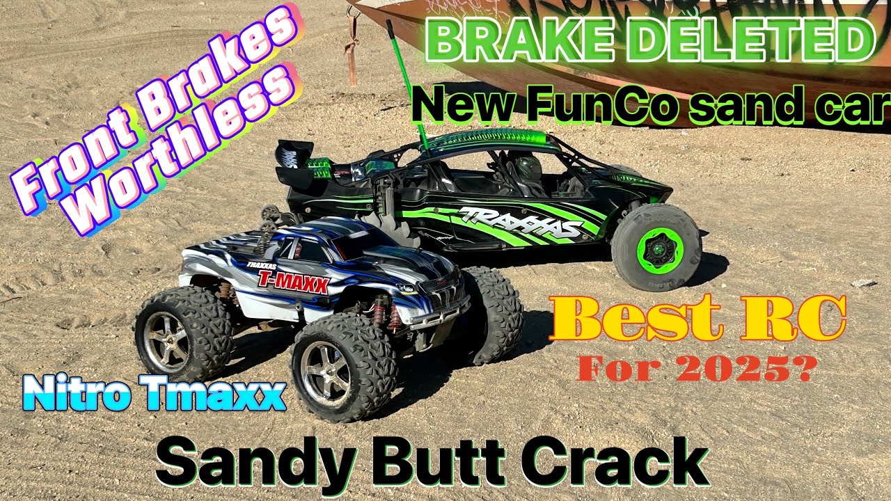 New Traxxas FUNCO Sand Rc 2nd Run & Same Issue ? Brakes Must Get Removed? Nitro Rc Rips