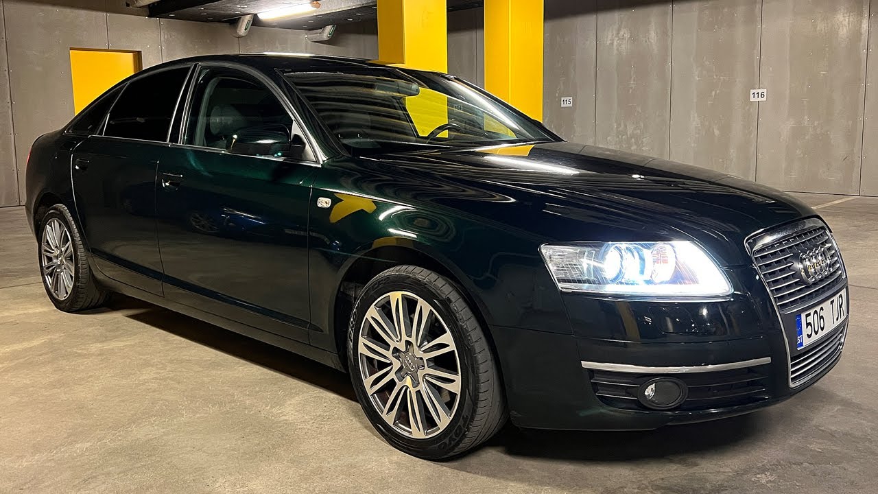 2005 Audi A6 C6 (2.4 V6 177HP) Walkaround Review - Экстерьер, интерьер, запуск, характеристики