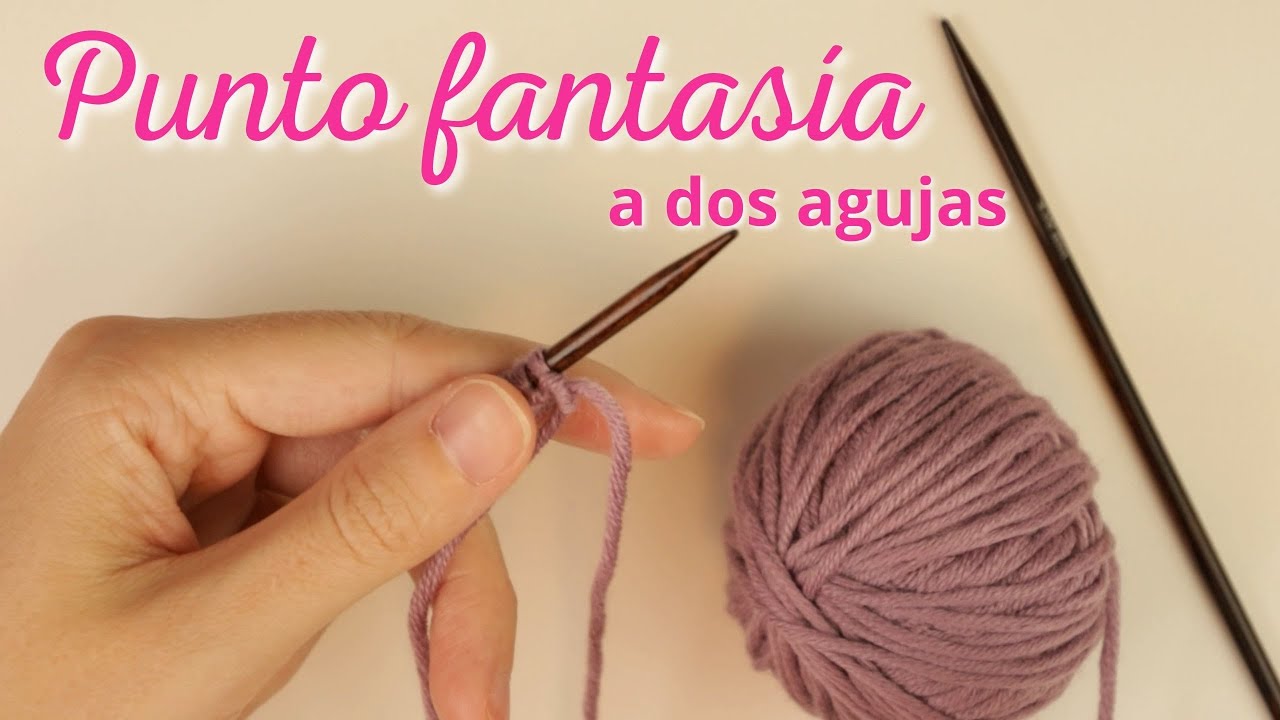 №144// 👉🏻 no te pierdas este fabuloso punto fantasía para tus prendas a dos agujas 🥰