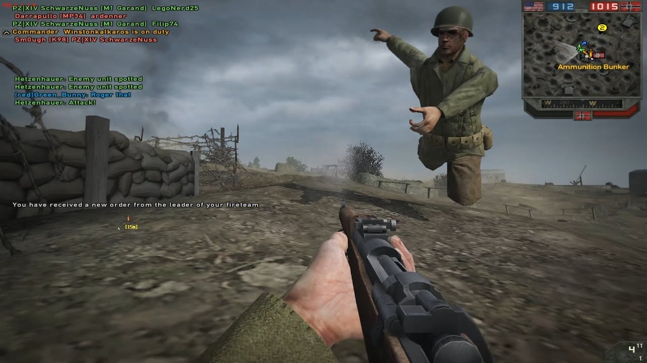 Forgotten Hope 2 Pointe du Hoc gameplay