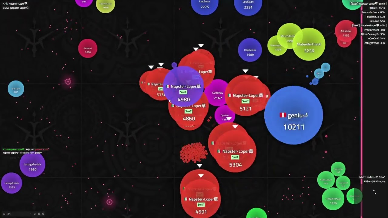Genius vs NapsterXZ | Ryuten.io