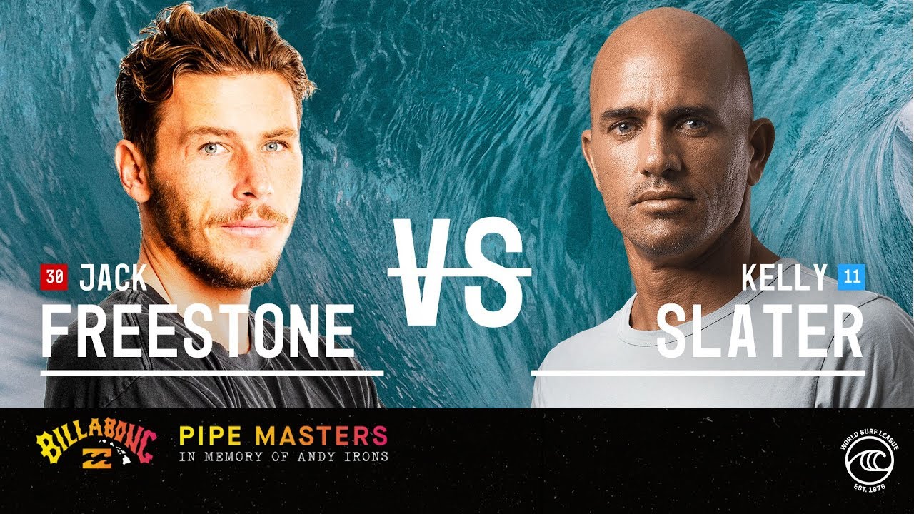 Jack Freestone vs. Kelly Slater - Quarterfinals, Heat 2 - Billabong Pipe Masters 2019
