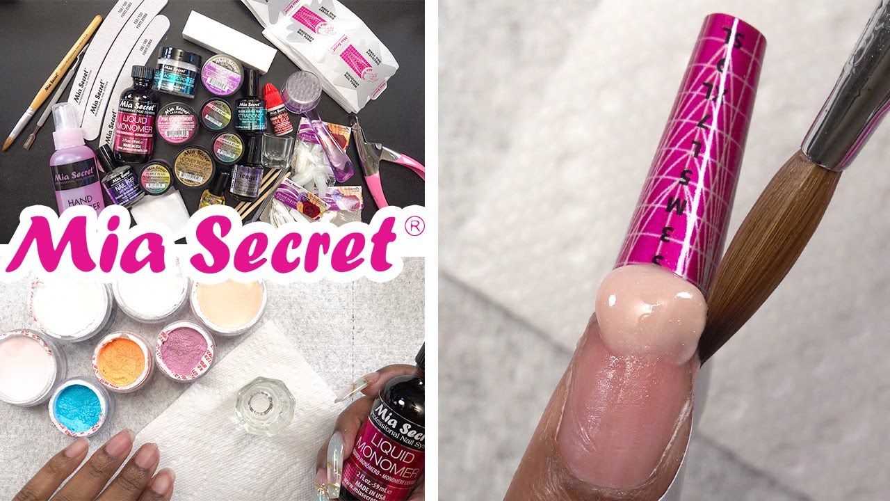 Trying Mia Secret Professional Acrylic Nail Kit