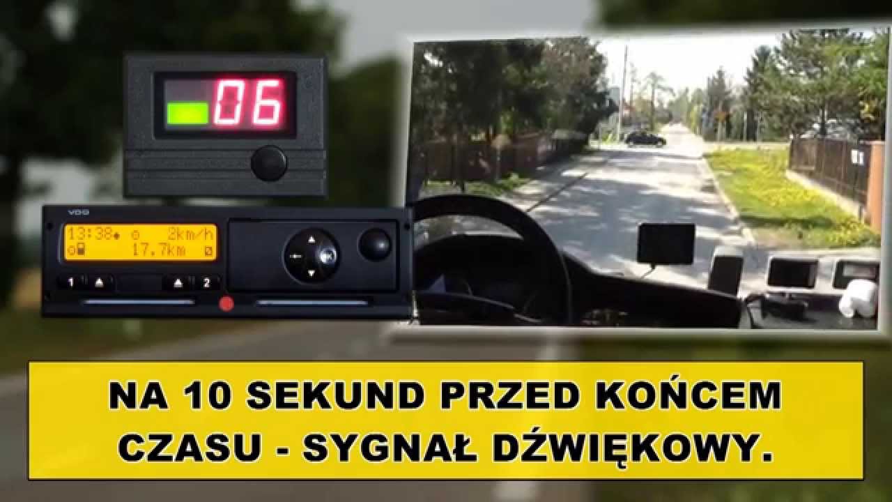Tachograf reguła 1 minuty (Tacho-Timer)
