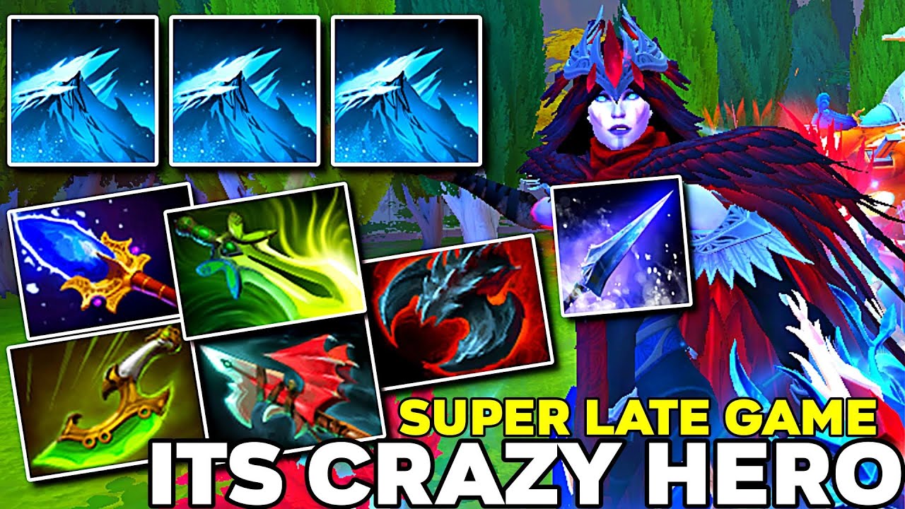 Its Crazy Hero Drow Ranger Imba Damage! Physical Build Super Late Game - Dota 2
