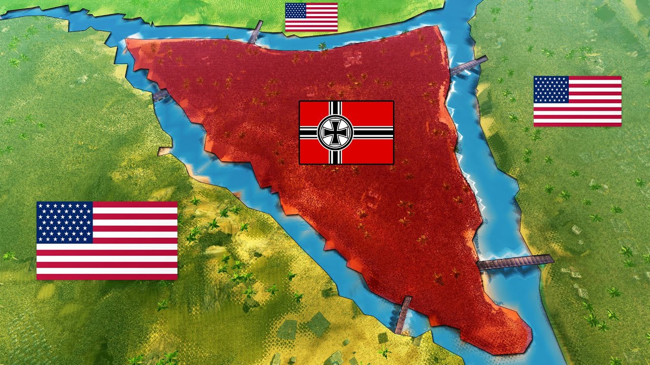 1 Million German Island Defense VS Entire WW2 US ARMY! - Ultimate Epic Battle Simulator 2 UEBS 2
