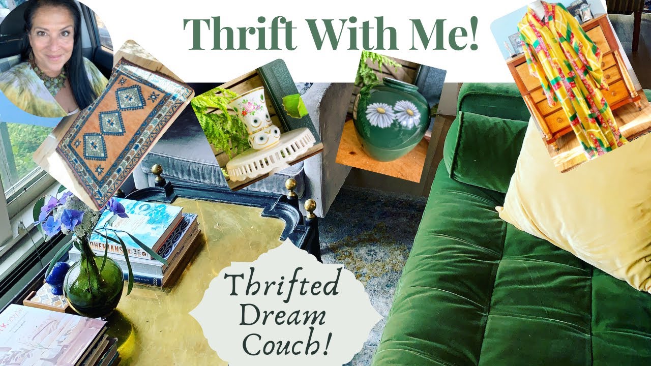 OMG, I STOLE MY DREAM COUCH!! Plus scored some fantastic treasures along the way. Victorian & Boho!
