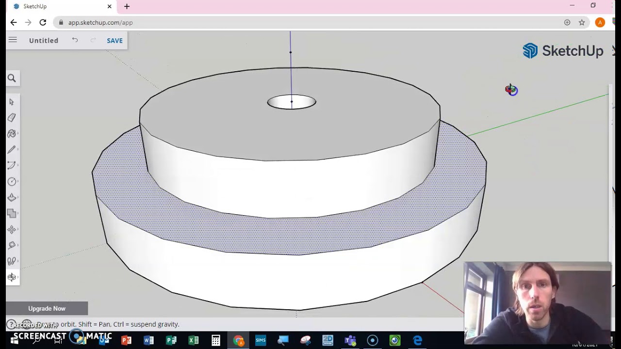 SketchUp Pulley  Drawing 1