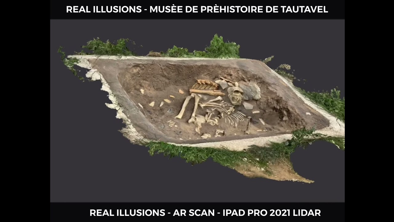 REAL ILLUSIONS Ar-Scan sur IPad 12Pro Lidar