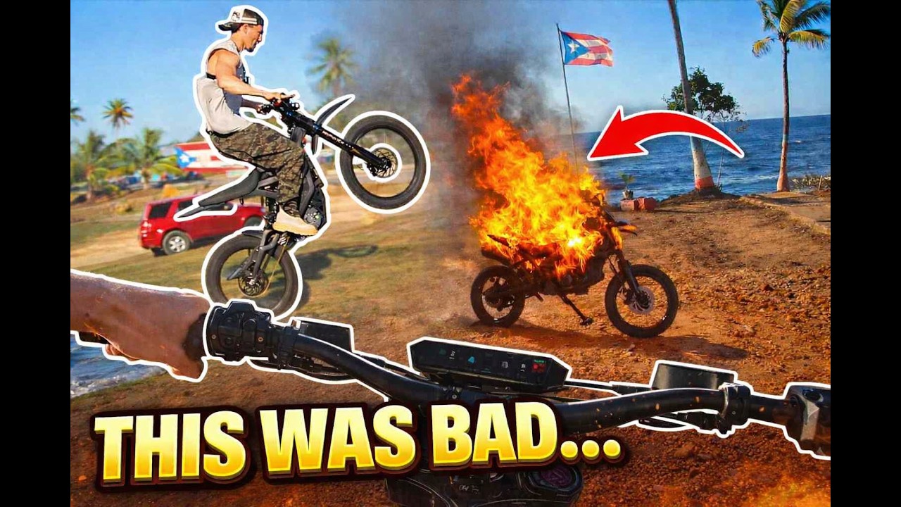 We Took my E-bike Through Sand Dunes in Puerto Rico... it went wrong