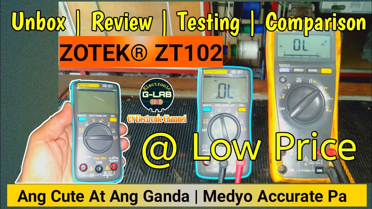 ZOTEK® ZT102 Unbox | Review | Comparison | Testing Capacitance Resistance Voltage