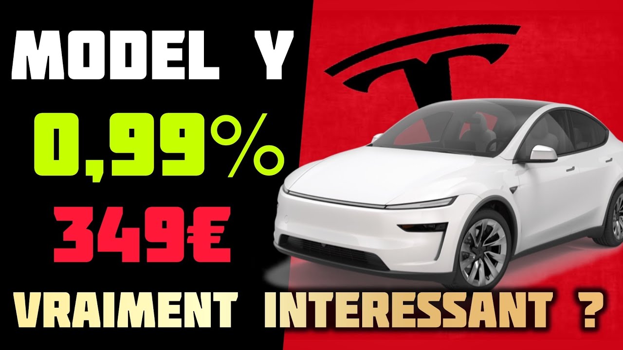 Model Y &agrave; 0,99% en leasing 💶 Que vaut cette offre &agrave; 349&euro; de Tesla ⁉️ (avec ou sans apport)