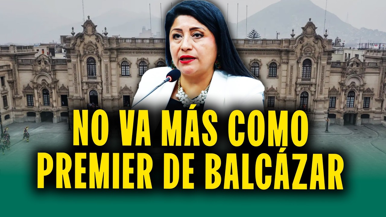 Denisse Miralles no va más como premier: Gobierno da por concluida su designación como PCM