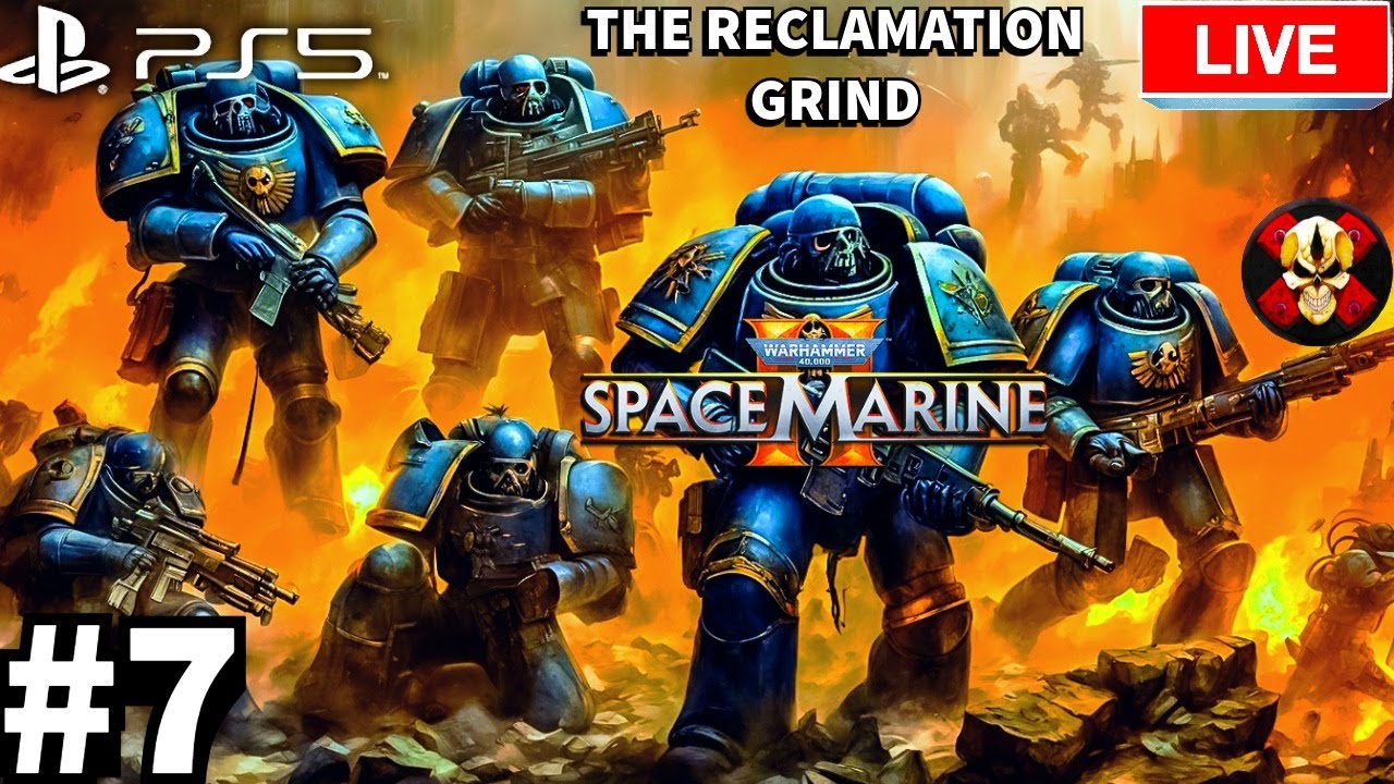Warhammer 40K: Space Marines 2 The Reclamation Grind 4K UHD PS5 Livestream 07