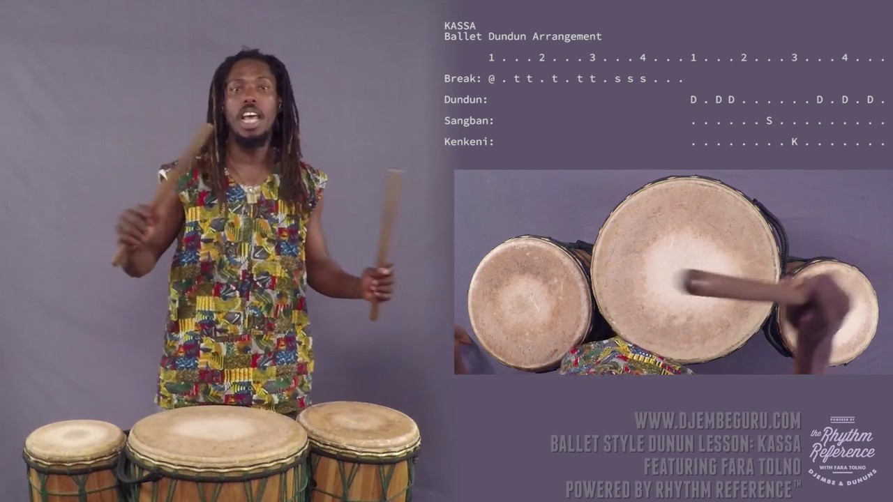 Kassa Ballet Dunun Lesson