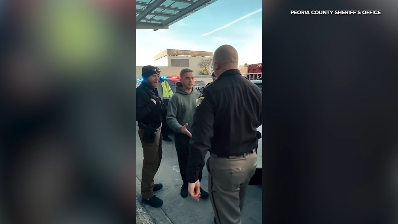 Video Peoria County Sheriff's Deputy Jack Evans released from hospital