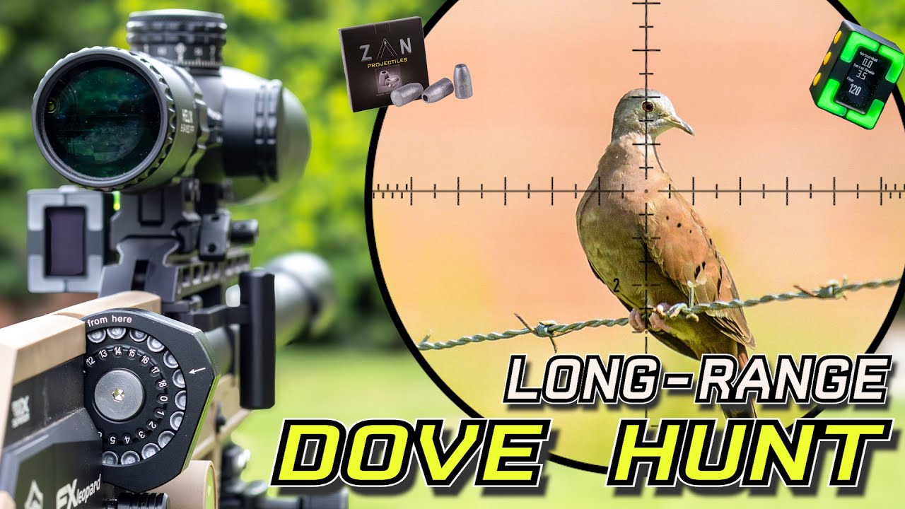 Long-Range Dove Hunt | FX Leopard FDE | 23gr ZAN Slugs | Airgun Pest Control