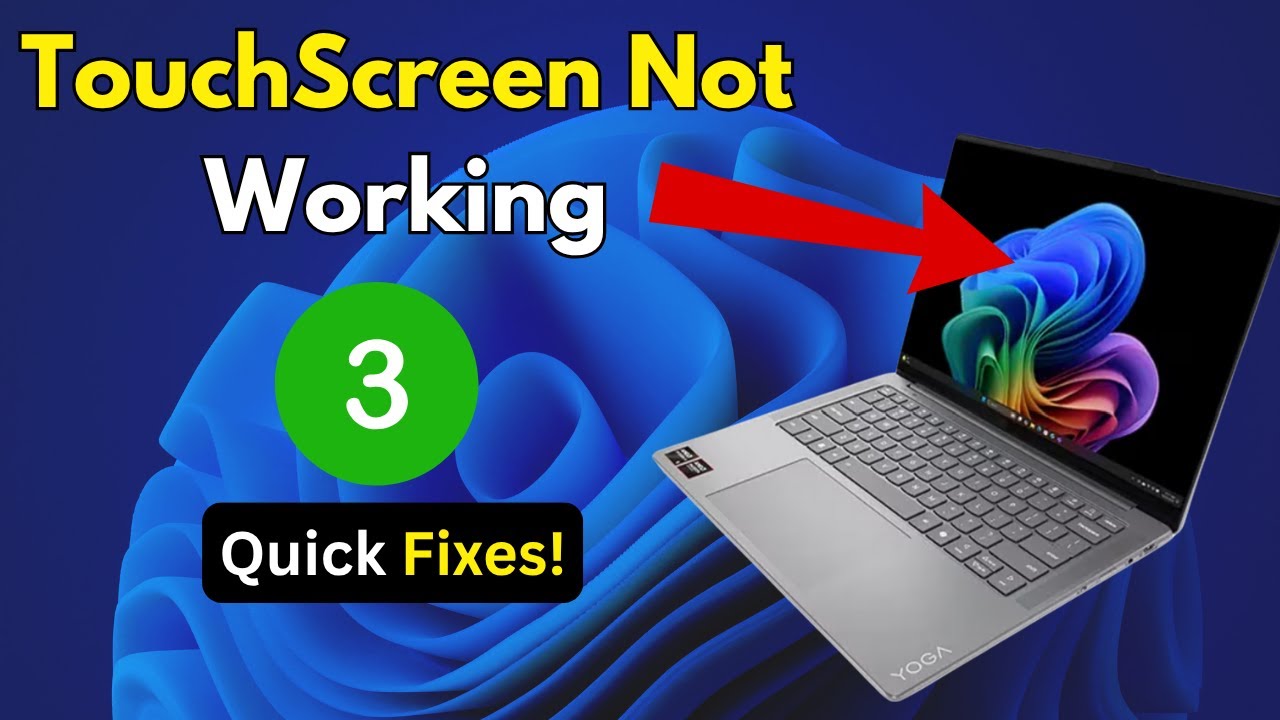 TouchScreen Not Working in Windows 10/11 &ndash; 3 Quick Fixes!