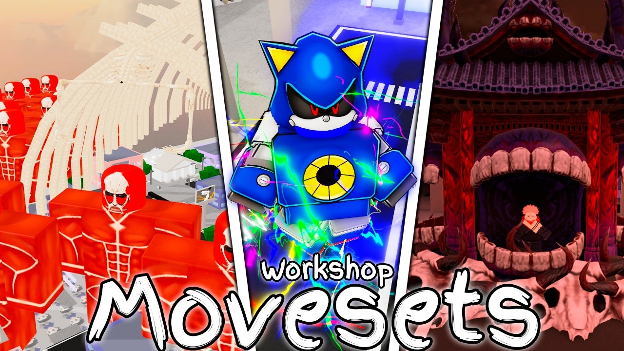 EXPLOREI OS MOVESETS DA WORKSHOP DO JUJUTSU SHENANIGANS E ACHEI MOVESETS INCRÍVEIS!