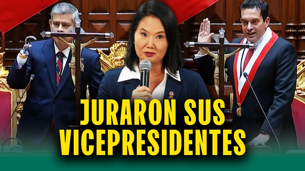 Luis Galarreta y Miguel Torres juraron como vicepresidentes de Keiko Fujimori