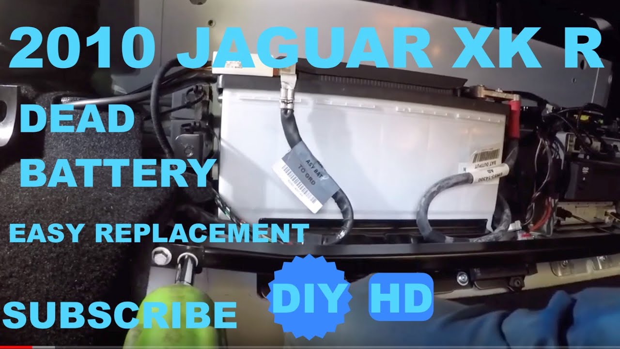 2010 Jaguar XK dont start Replacing Dead Battery
