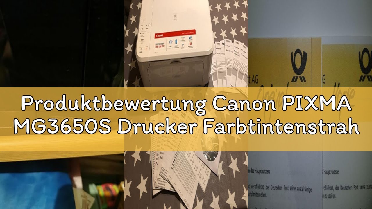 Produktbewertung Canon PIXMA MG3650S Drucker Farbtintenstrahl DIN A4 (Scanner, Kopierer, Bürodrucker